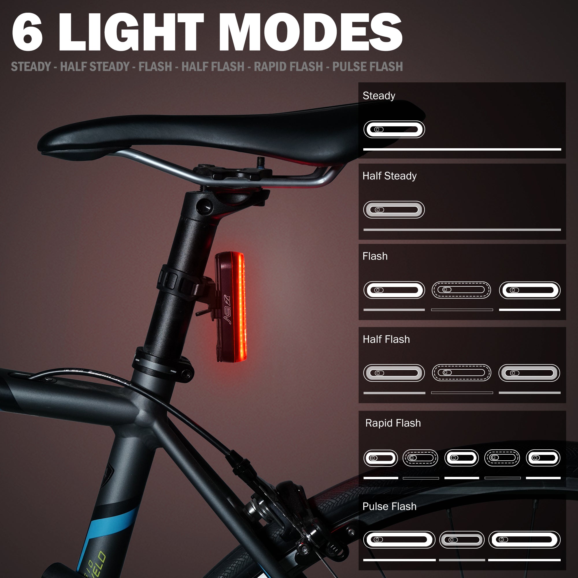 6 Different Light Modes