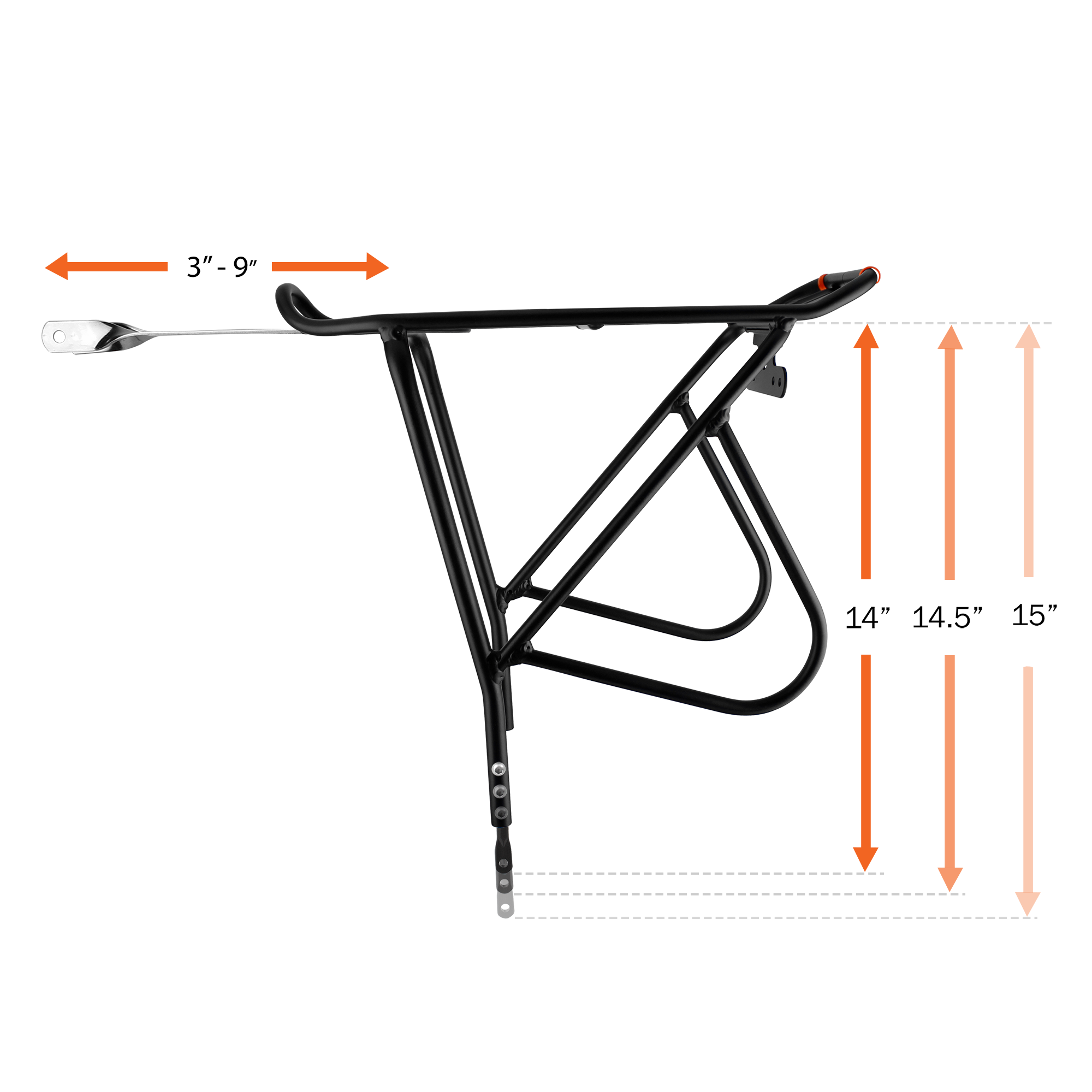 Touring Carrier Dimensions